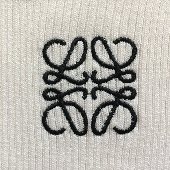 Anagram Cotton Blend Crop Top in White M - Picture 3 of 5